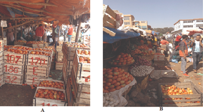 Abebe at his wholesale market stall operating without data